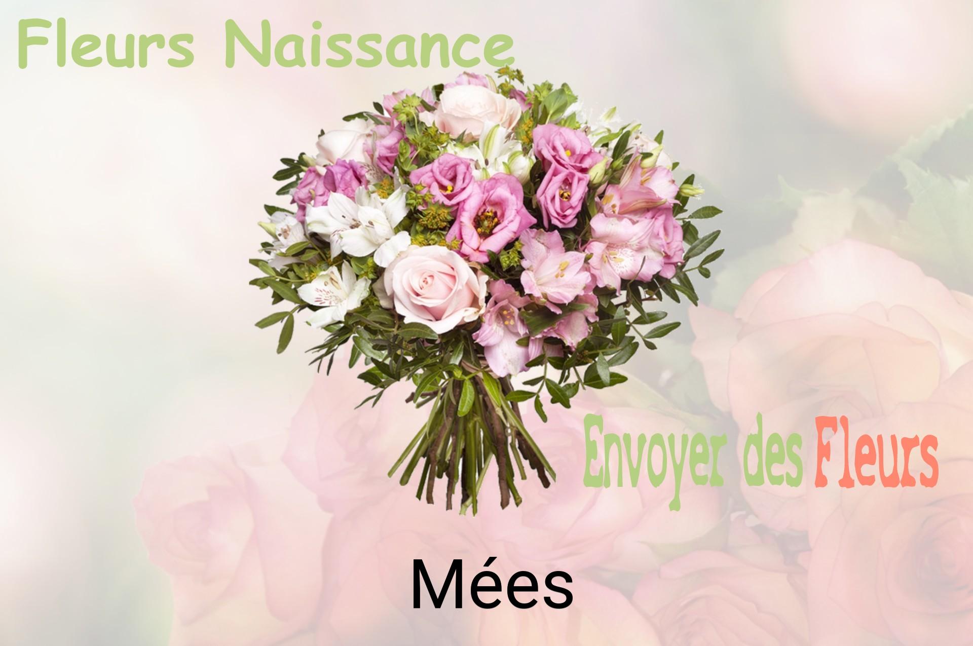 Bouquet de fleurs de naissance livré à Mées